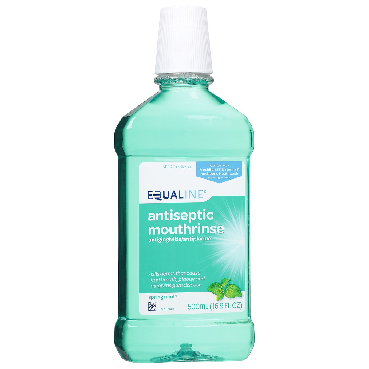 slide 2 of 9, Equaline Spring Mint Mouth Rinse, 1/2 liter