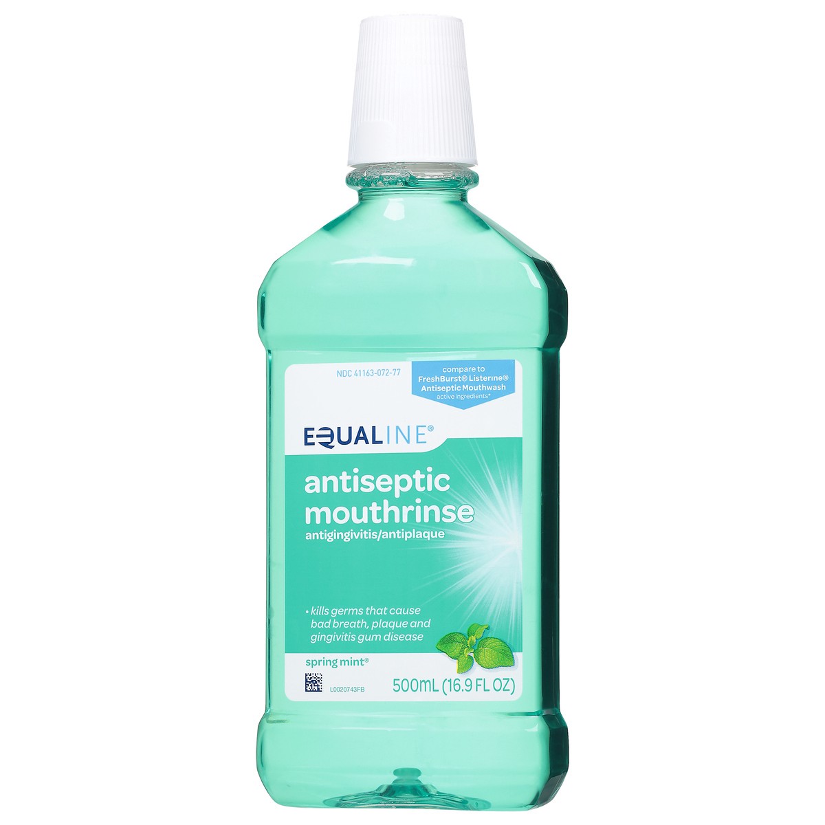 slide 4 of 9, Equaline Spring Mint Mouth Rinse, 1/2 liter