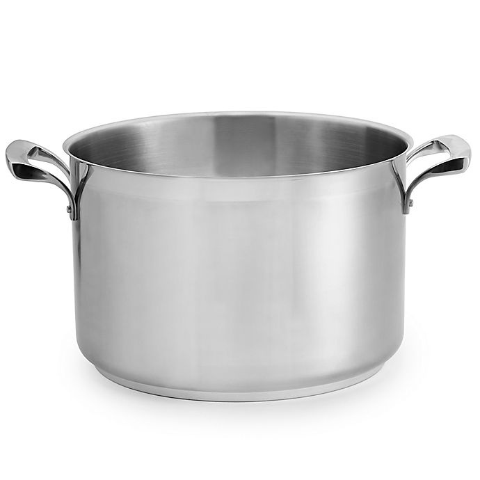 slide 1 of 1, Thermalloy Tri-Ply Stainless Steel Sauce Pot, 16 qt