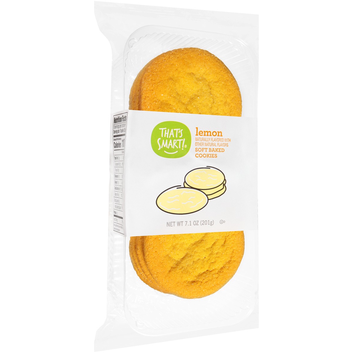 slide 9 of 9, That's Smart! Lemon Soft Baked Cookies, 7.1 oz