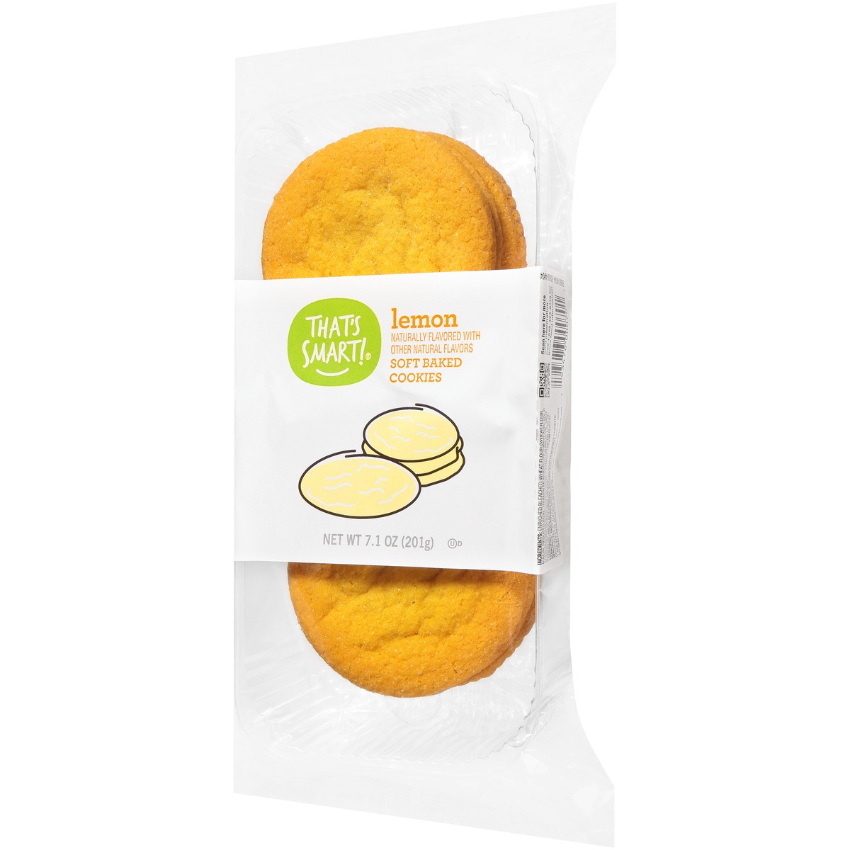 slide 3 of 9, That's Smart! Lemon Soft Baked Cookies, 7.1 oz