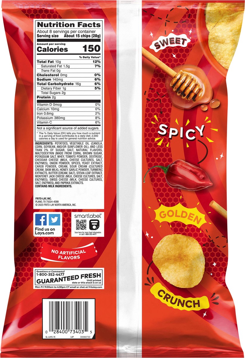 slide 2 of 9, Lay's Potato Chips Sweet & Spicy Honey 7 3/4 Oz, 7.75 oz