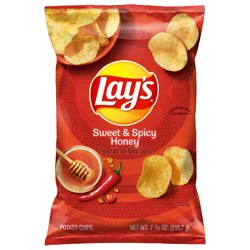 Lay's Potato Chips Sweet & Spicy Honey 7 3/4 Oz
