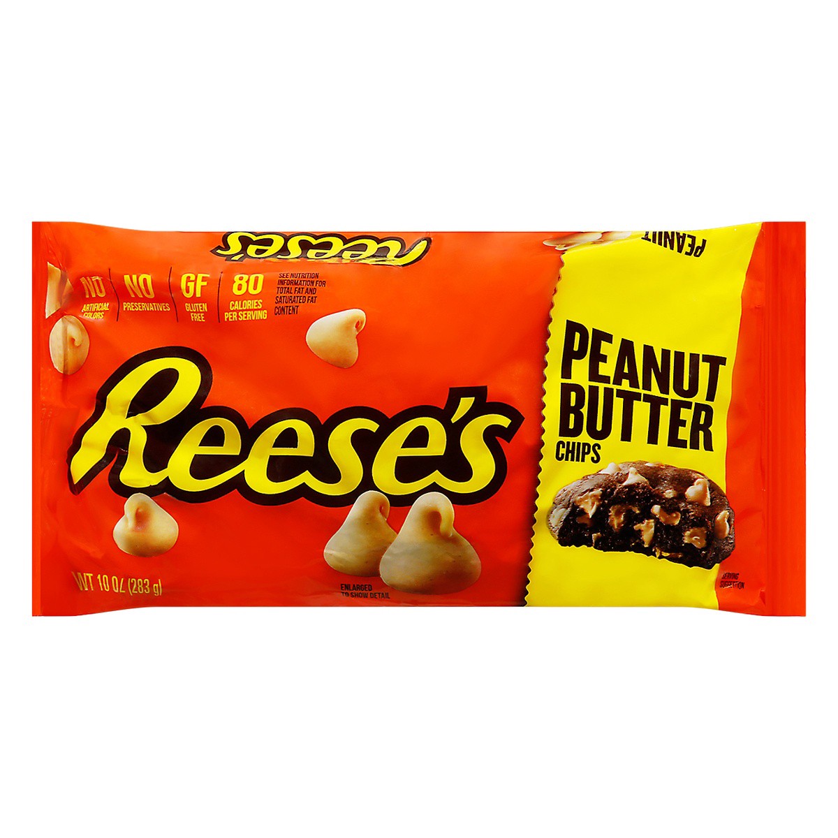 slide 1 of 9, REESE'S Peanut Butter Chips, Halloween Baking Supplies, 10 oz, Bag, 10 oz