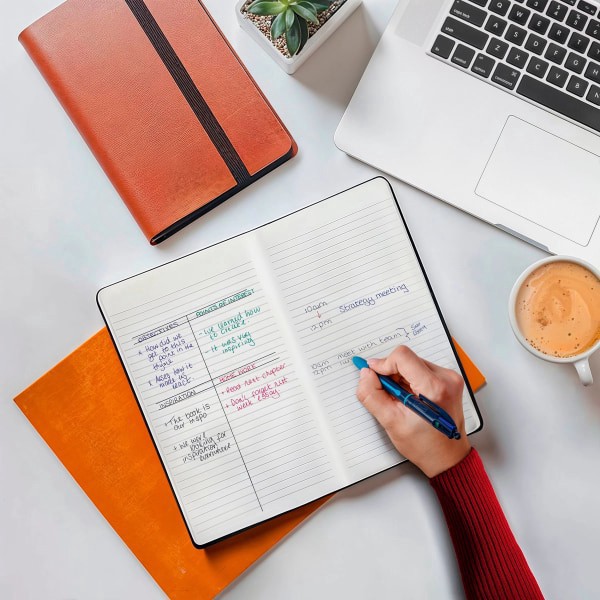 slide 5 of 9, BIC 4-Color Smooth Retractable Ballpoint Pens, Medium Point, 1.0mm, Blue Barrel, Assorted Ink Colors, Pack Of 3 Pens, 3 ct