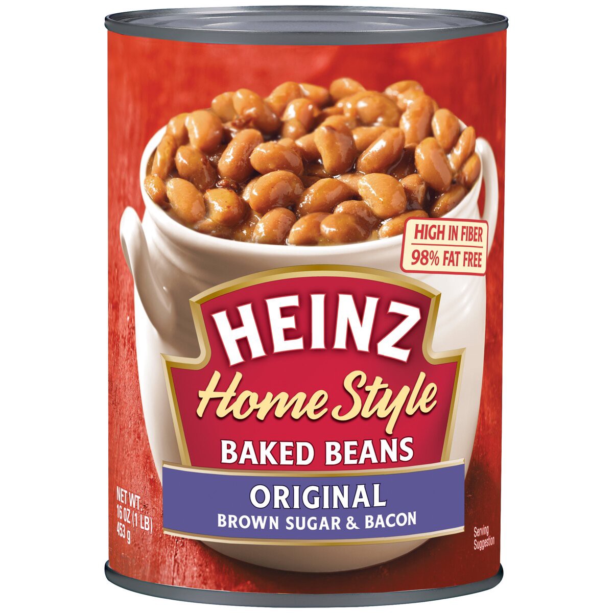 slide 1 of 3, Heinz HomeStyle Original Brown Sugar & Bacon Baked Beans, 16 oz