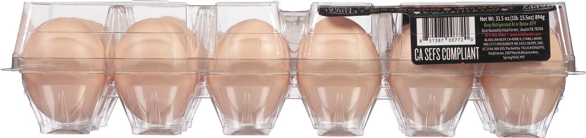 slide 3 of 8, Vital Farms Vital Farm Pasture Egg, 18 ct