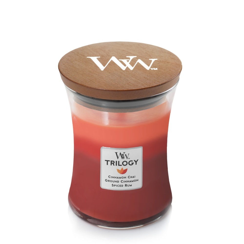 slide 1 of 1, Woodwick Candle Medium Jar Trilogy Exotic Spices, 10.5 oz