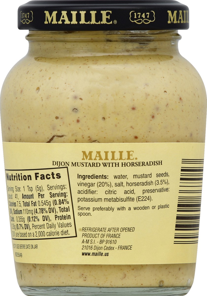 slide 5 of 8, Maille Mustard 7.2 oz, 7.2 oz