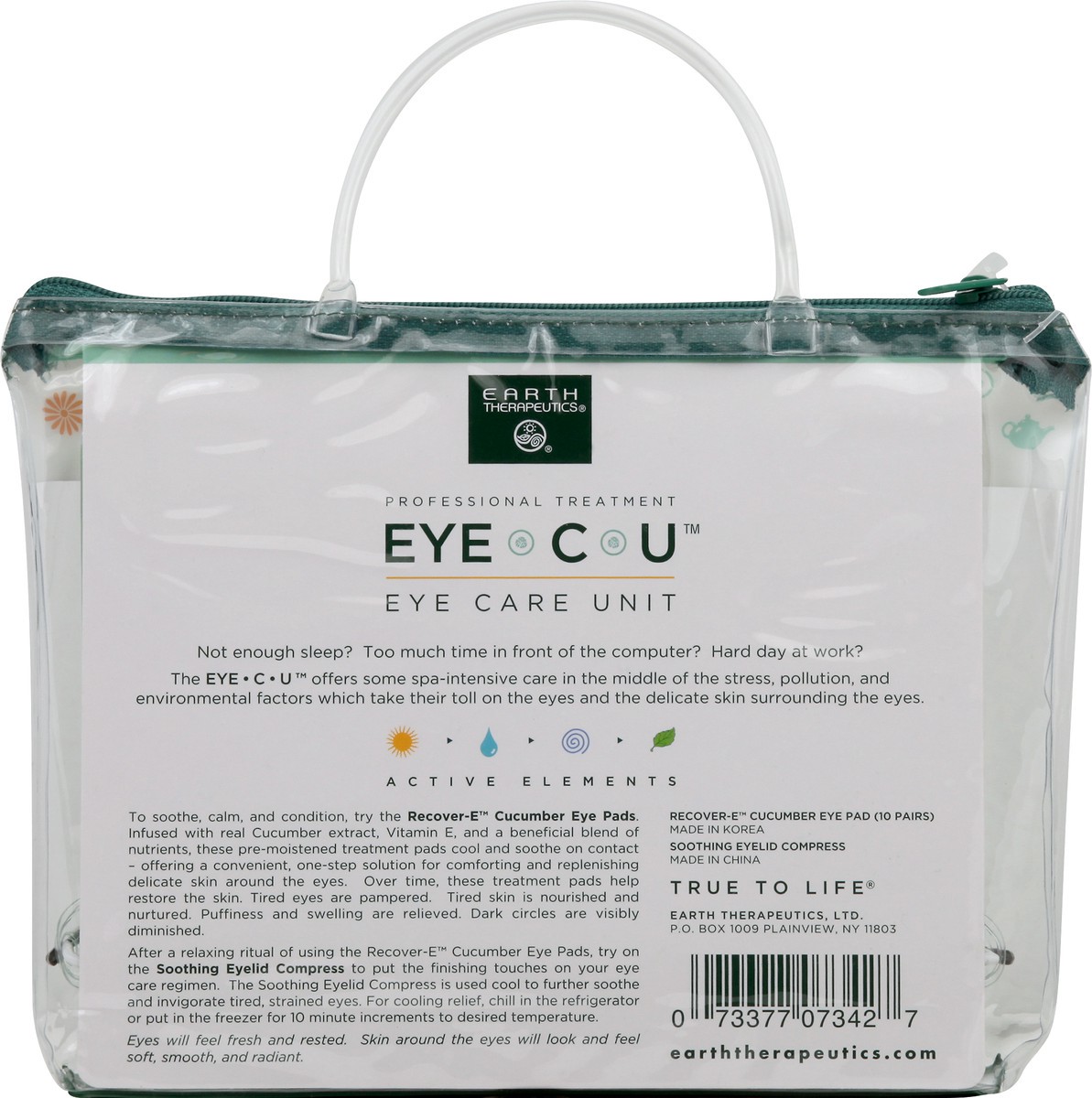 slide 3 of 7, Earth Therapeutics Cucumber Eye Care Unit Kit, 10 ct