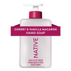 Native Cherry & Vanilla Macaron Liquid Hand Soap 13 fl oz