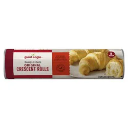 Giant Eagle Original Crescent Rolls, Ready To Bake