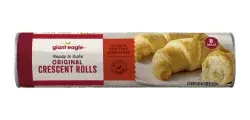 Giant Eagle Original Crescent Rolls, Ready To Bake