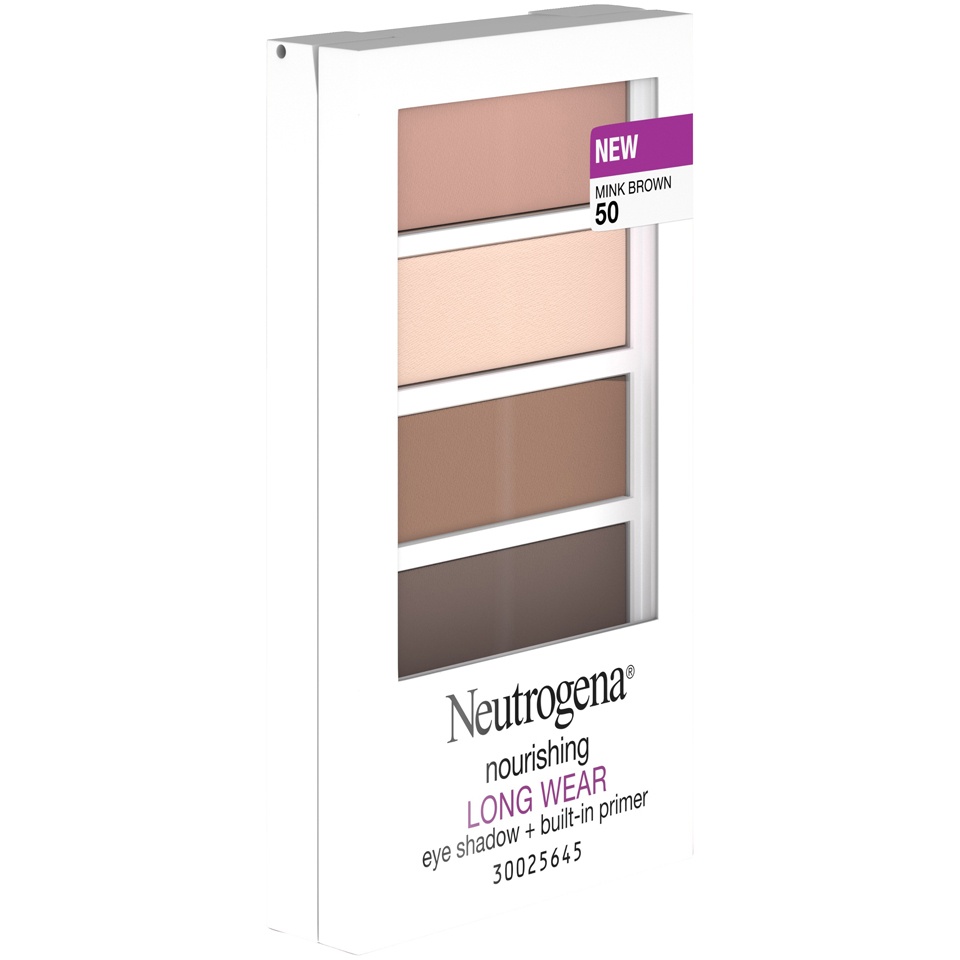 slide 2 of 6, Neutrogena Nourishing Long Wear Eye Shadow - 50 Mink Brown, 0.24 oz