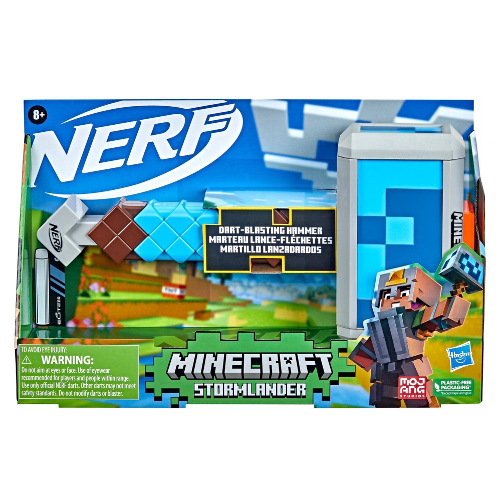 slide 2 of 19, Nerf Minecraft Stormlander Blaster, 1 ct