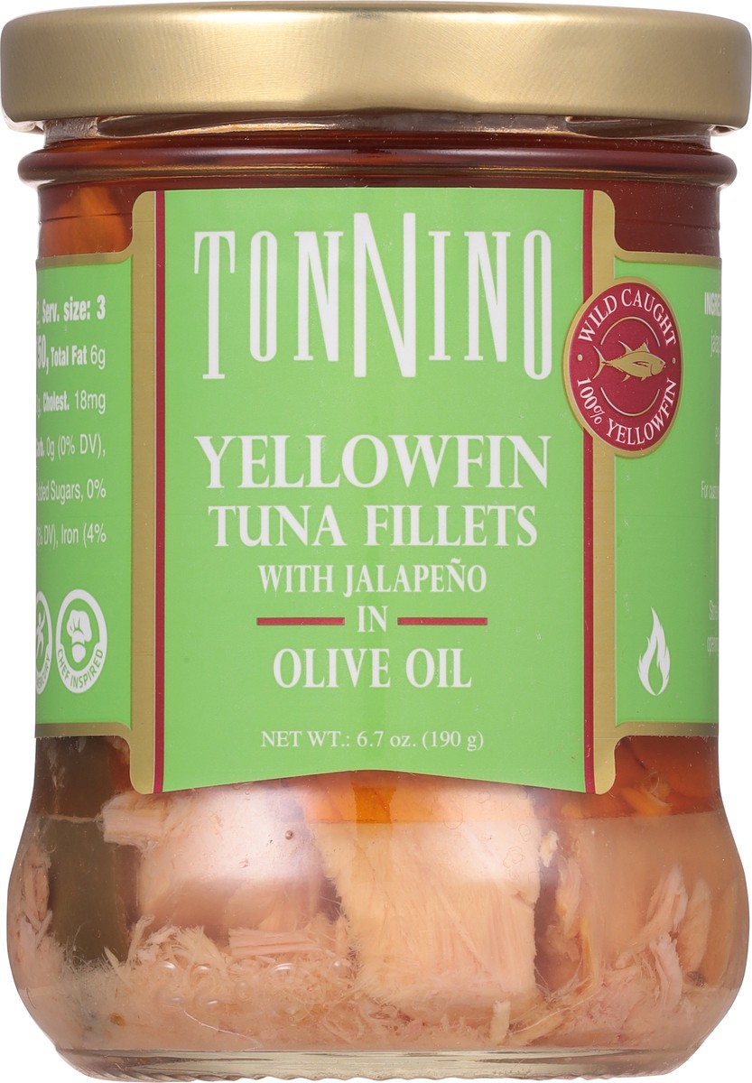 slide 2 of 9, Tonnino Tuna Fillets With Jalapeno In Olive Oil - 6.7 Oz, 6.7 oz