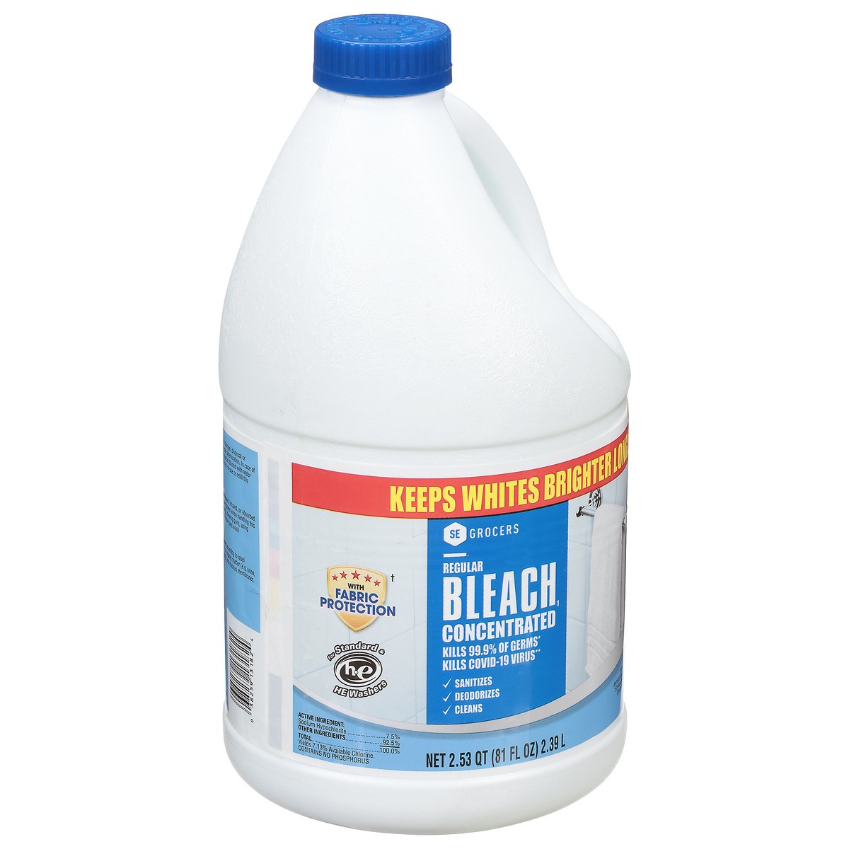 slide 8 of 10, Se Grocers Reg Bleach 81Oz, 81 oz