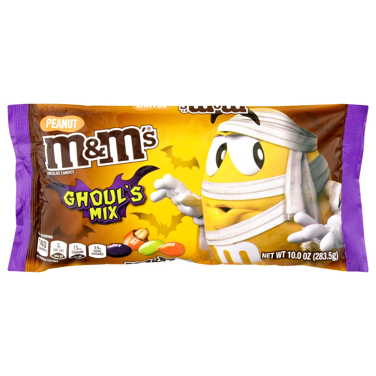 M&M's Chocolate Candies, Peanut - 10.0 oz