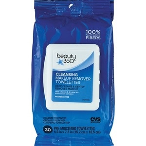 slide 1 of 1, Beauty 360 Basic Cleanser Mini Solo Towelettes, 30/Pack, 30 ct