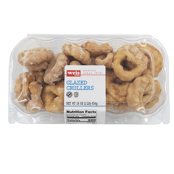 slide 1 of 1, Mini Glazed Crullers, 16 oz