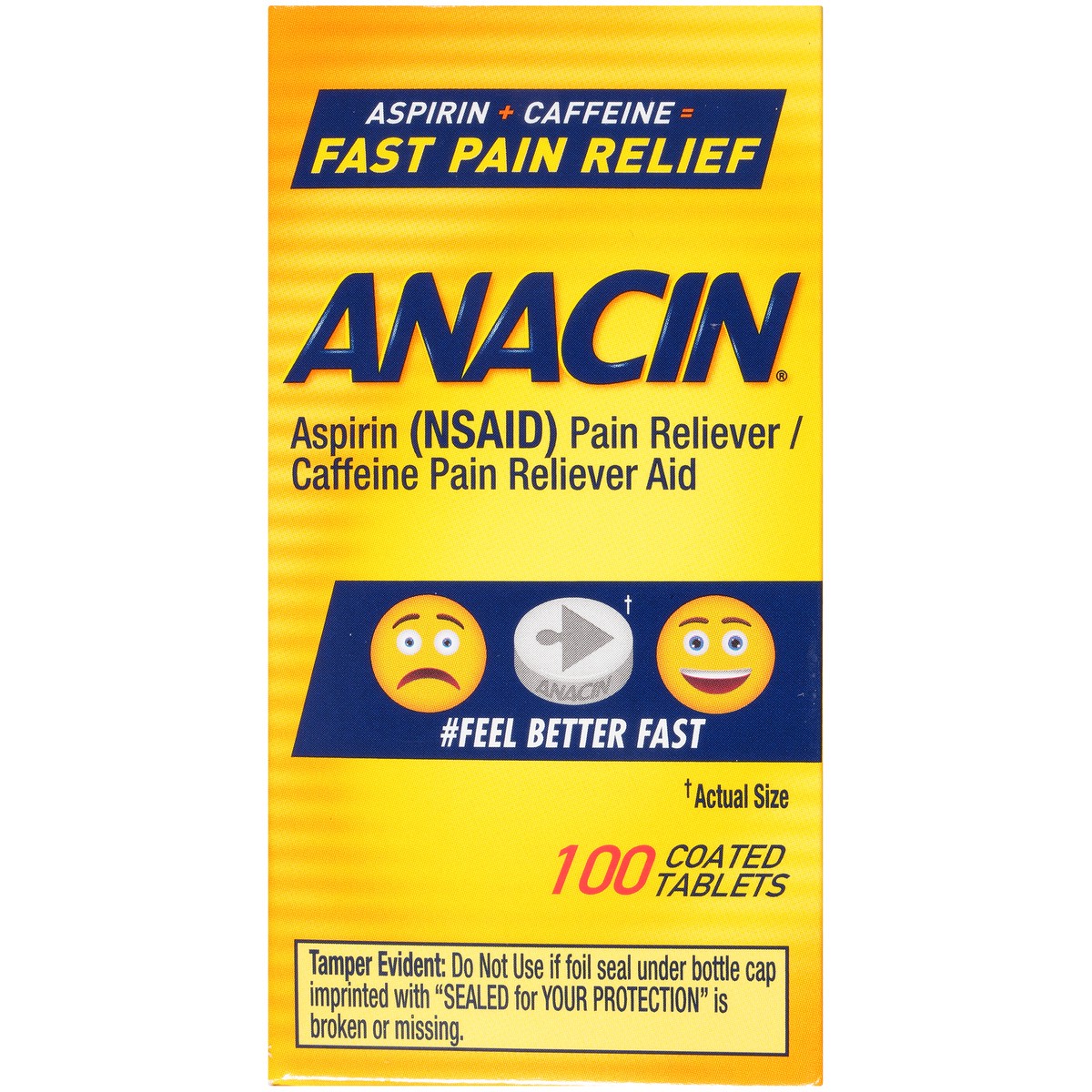 slide 10 of 10, Anacin Fast Pain Relief Tablets, 100 ct