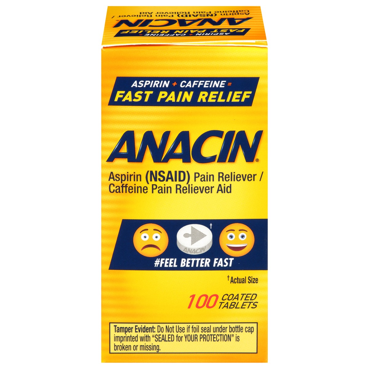 slide 2 of 10, Anacin Fast Pain Relief Tablets, 100 ct