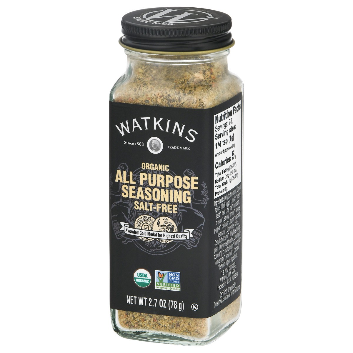 slide 3 of 9, Watkins Organic Salt-Free Seasoning 2.7 oz, 2.7 oz