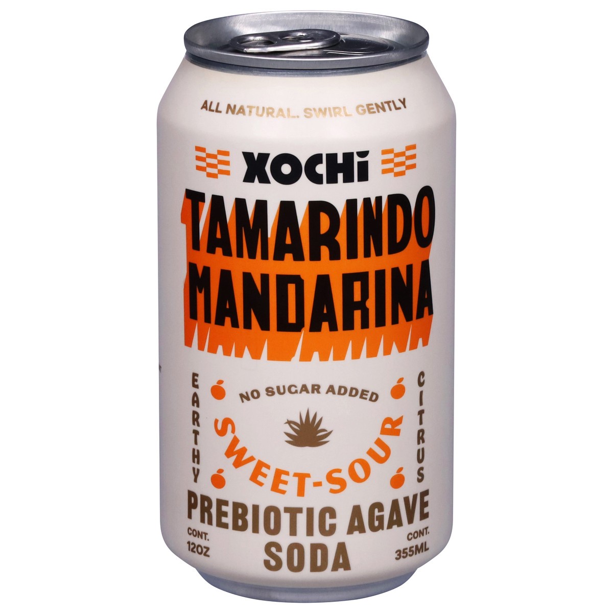 slide 1 of 15, Xochi Prebiotic Agave Tamarindo Mandarina Soda 12 oz, 12 oz