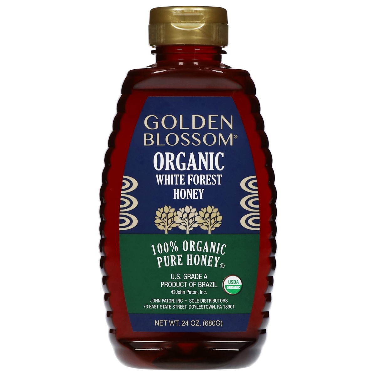 slide 1 of 12, Golden Blossom Honey Organic Pure White Forest Honey 24 oz, 24 oz
