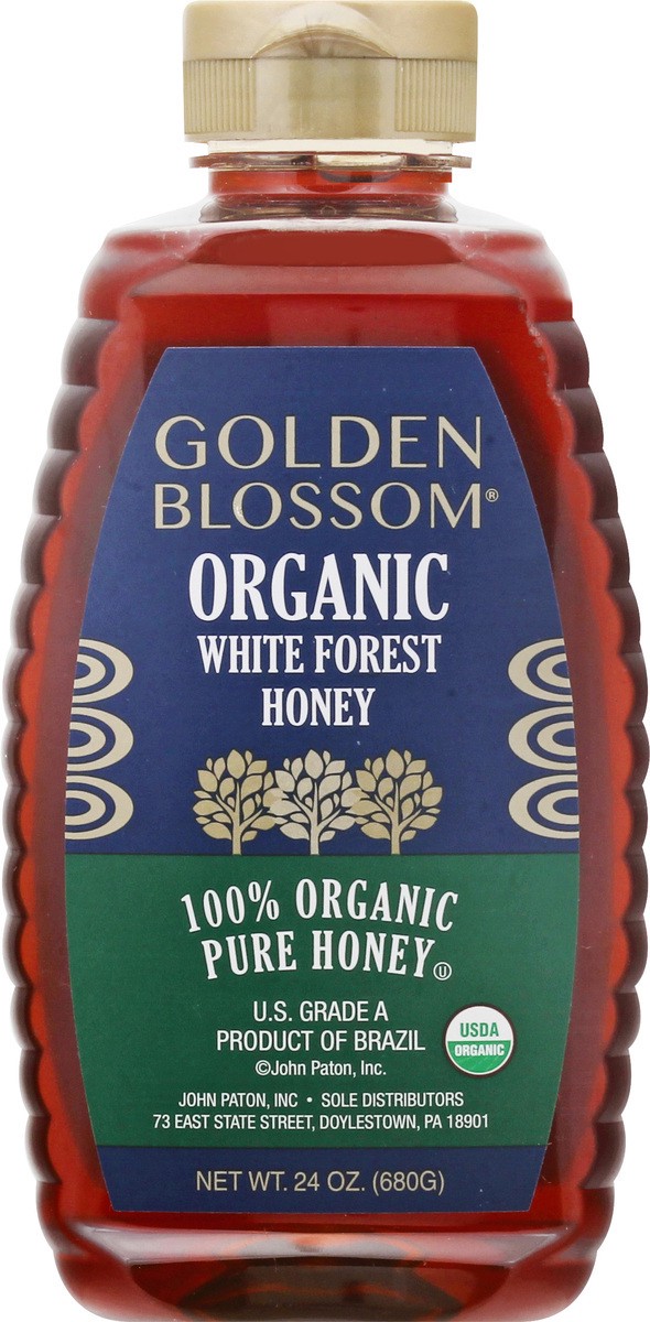 slide 1 of 12, Golden Blossom Honey Organic White Forest Honey 24 oz, 24 oz