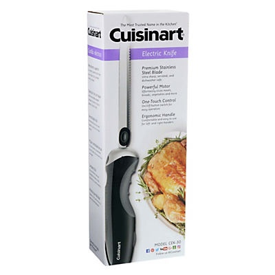 slide 1 of 1, Cuisinart Electric Knife Black & Silver, 1 ct
