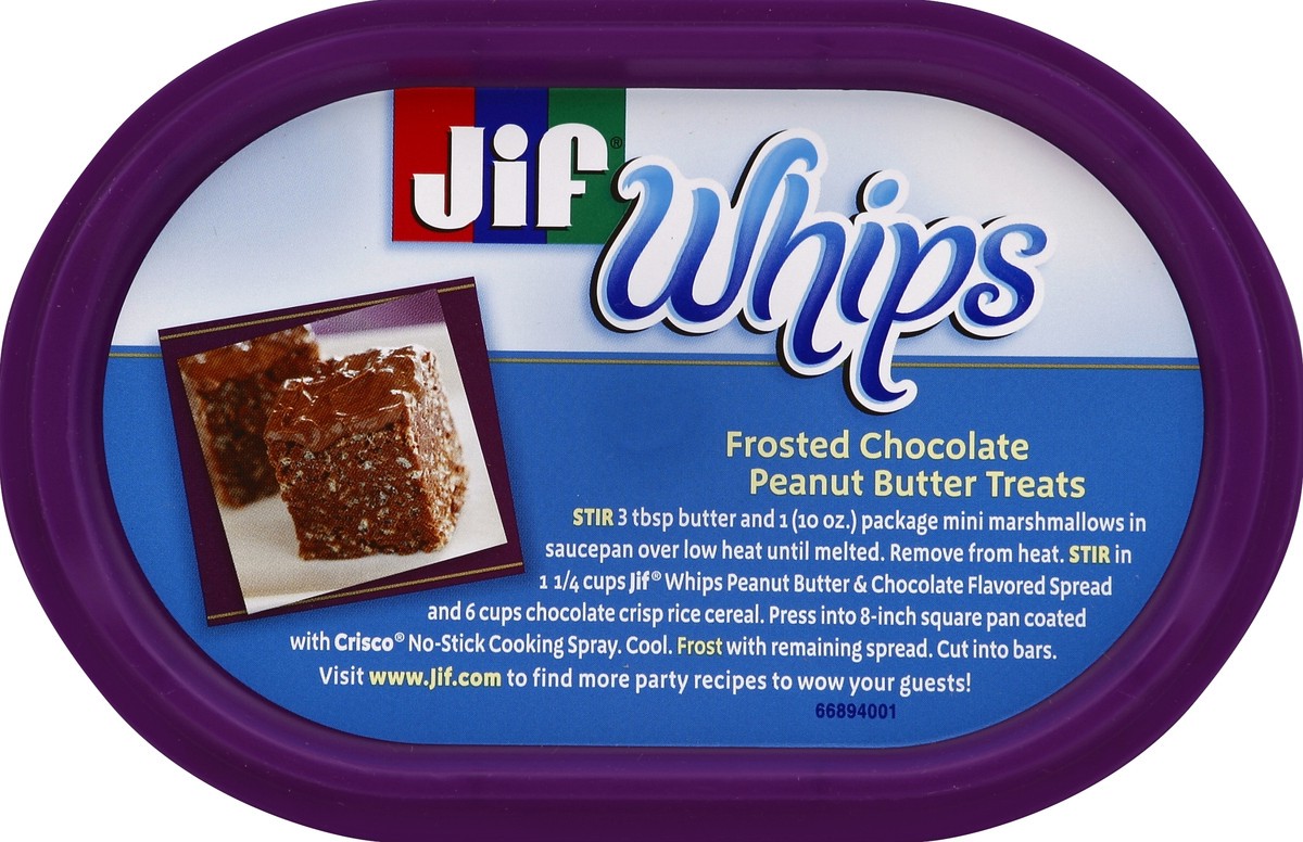 slide 2 of 6, Jif Whips Whipped Peanut Butter & Chocolate, 15.9 oz
