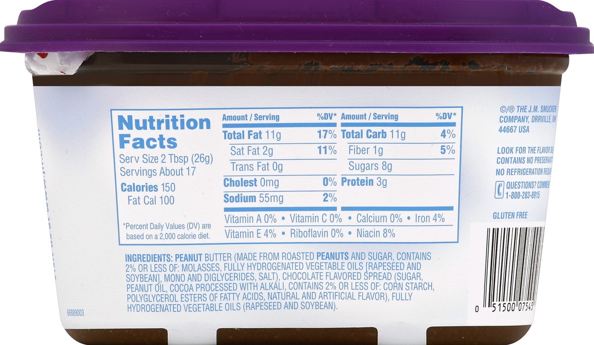 slide 6 of 6, Jif Whips Whipped Peanut Butter & Chocolate, 15.9 oz