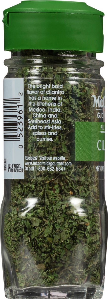 slide 5 of 7, McCormick Gourmet All Natural Cilantro, 0.43 oz, 0.43 oz