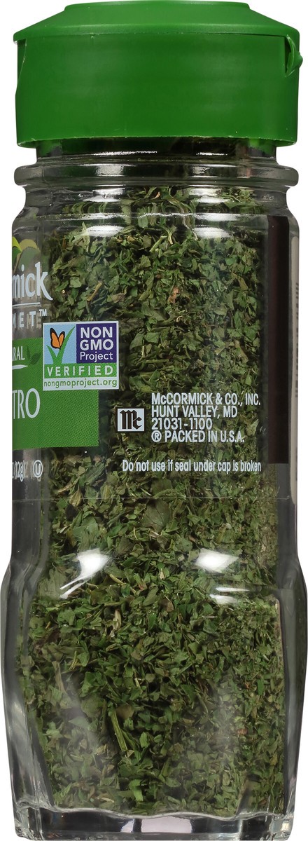 slide 6 of 7, McCormick Gourmet All Natural Cilantro, 0.43 oz, 0.43 oz