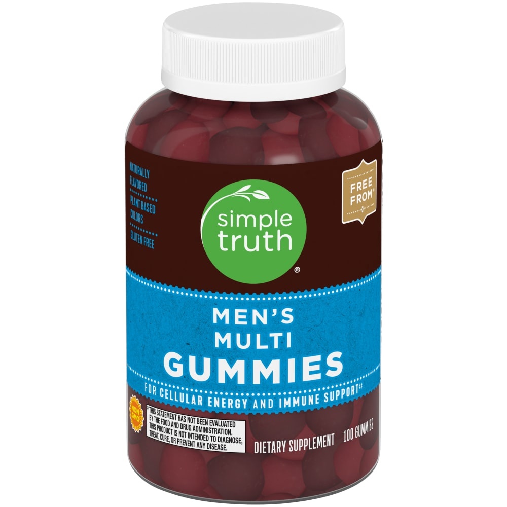 slide 1 of 1, Simple Truth Men's Multivitamin Gummies, 100 ct