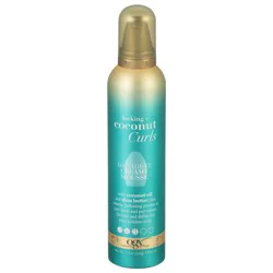 OGX Locking + Coconut Curls Decadent Creamy Mousse 7.9 oz