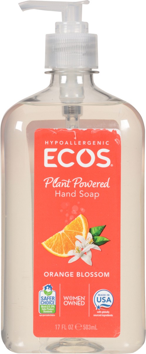 slide 6 of 9, ECOS Orange Blossom Hand Soap, 17 oz