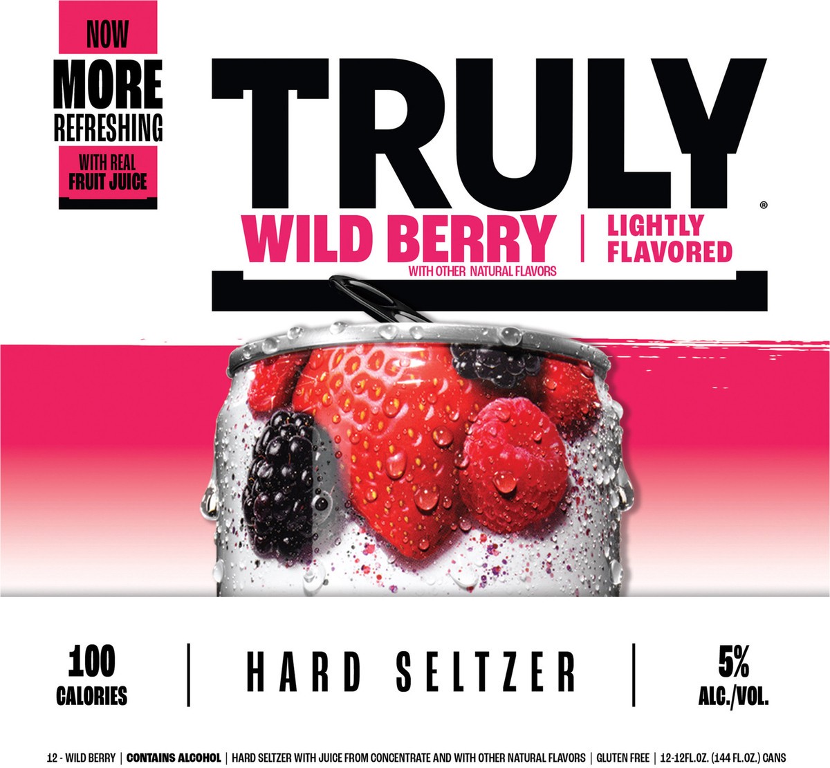 slide 8 of 13, TRULY Hard Seltzer Wild Berry UT (12 fl. oz. Can, 12pk.), 12 ct