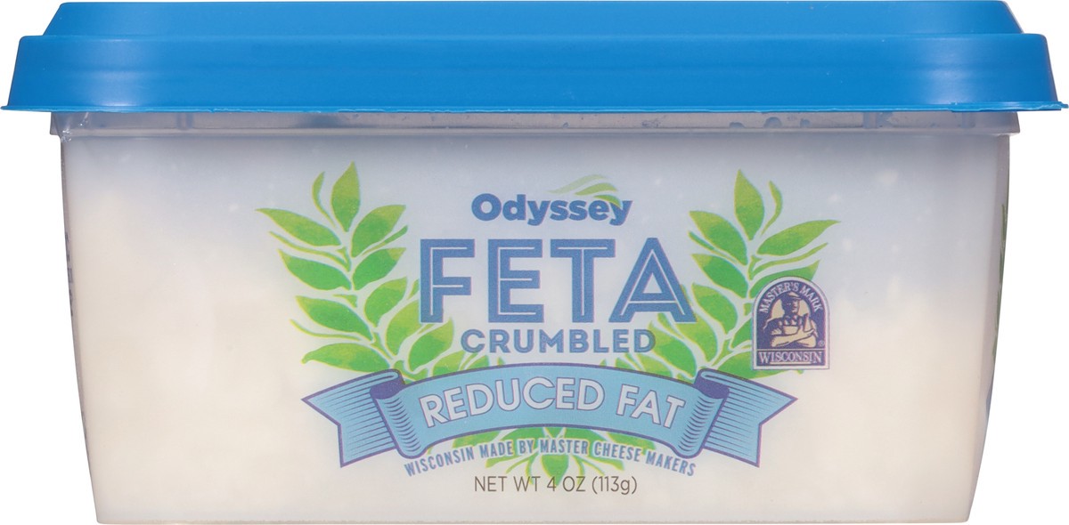 slide 8 of 14, Odyssey Reduced Fat Crumbled Feta 4 oz, 4 oz