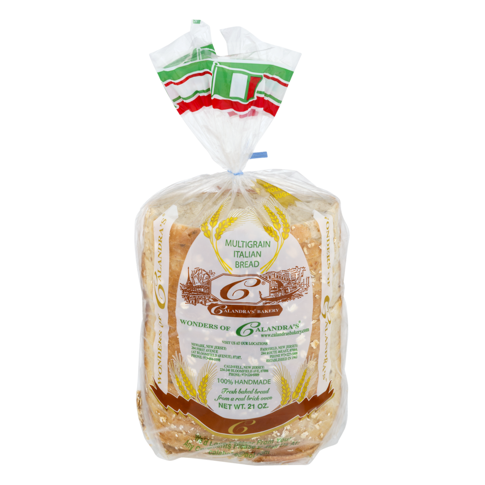 slide 1 of 1, Calandra's Multigrain Italian Bread, 21 oz