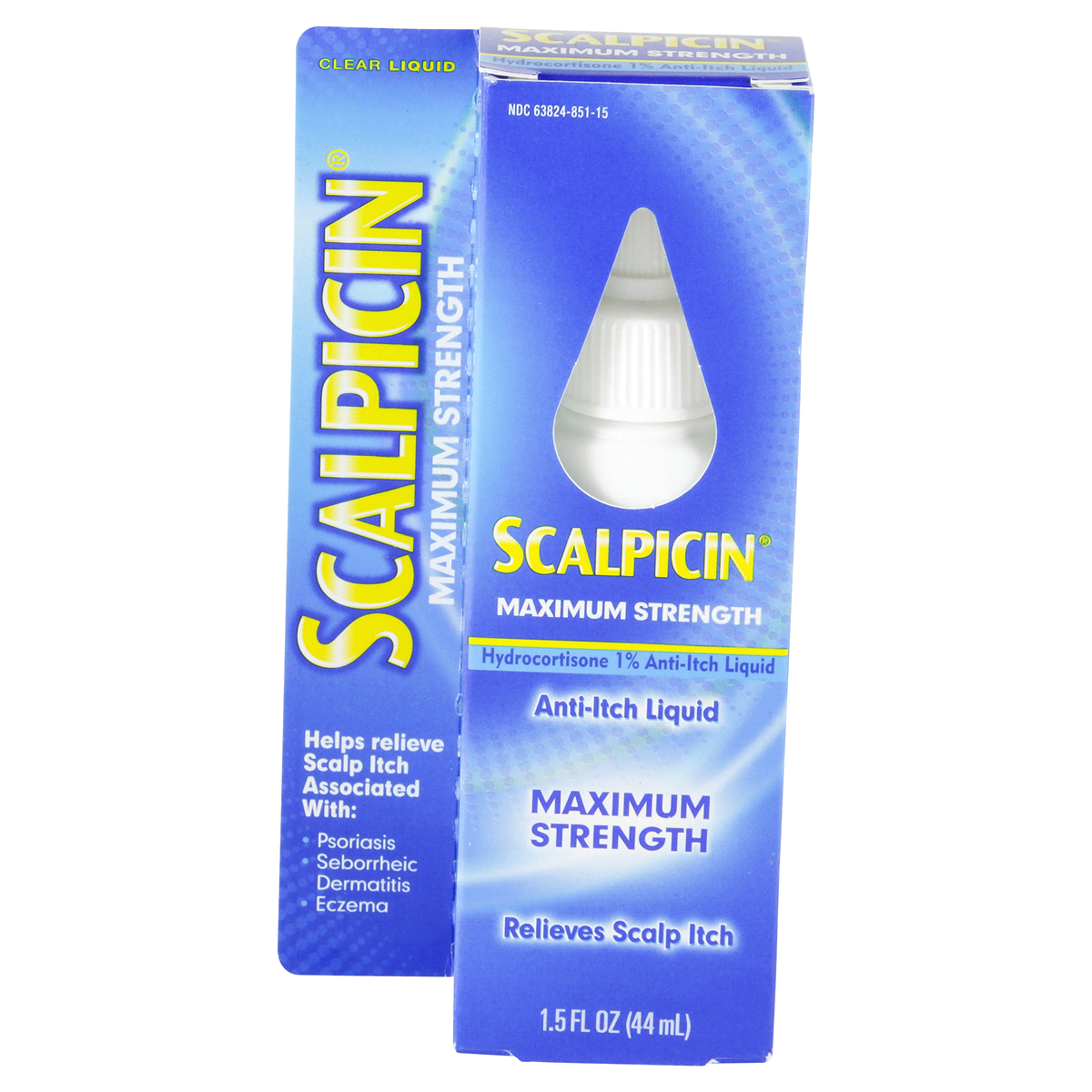slide 1 of 3, Scalpicin Maximum Strength Anti-Itch Liquid, 1.5 fl oz