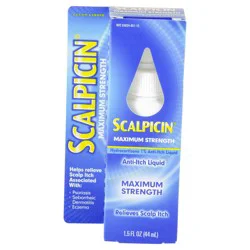 Scalpicin Scalp Itch Relief Maximum Strength with Aloe Liquid - 1.5 Fl. Oz.