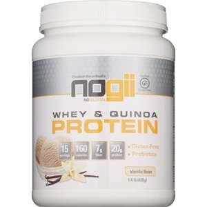 slide 1 of 1, NoGii Whey and Quinoa Protein 22.2 OZ, Vanilla Bean, 22.2 oz