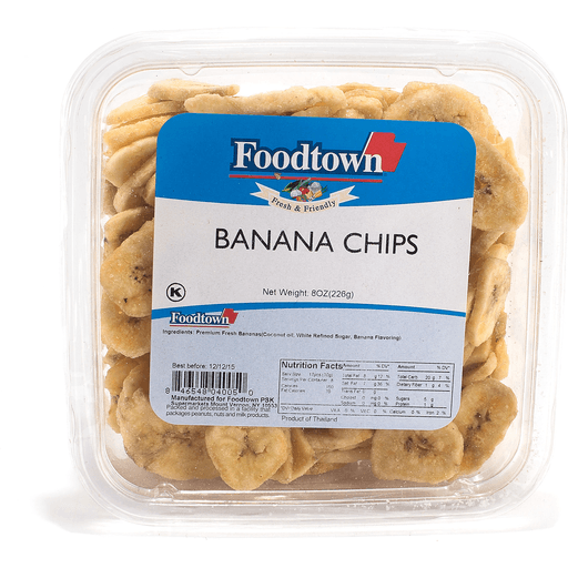 slide 1 of 1, Fairway Banana Chips, 8 oz