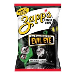Zapp's Evil Eye New Orleans Kettle Style Potato Chips 8 oz