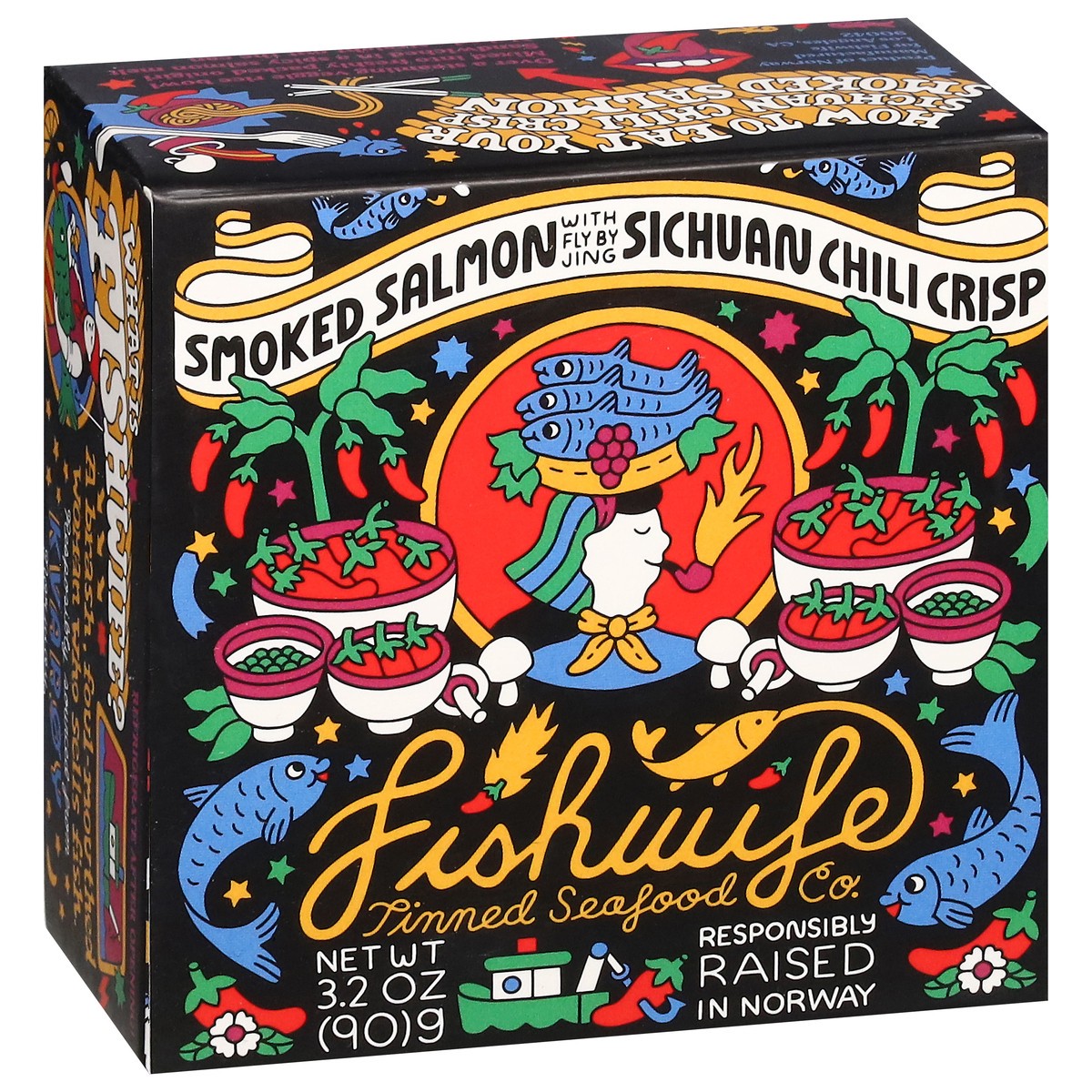 slide 9 of 12, Fishwife Smoked Salmon with Sichuan Chili Crisp 3.2 oz, 3.2 oz