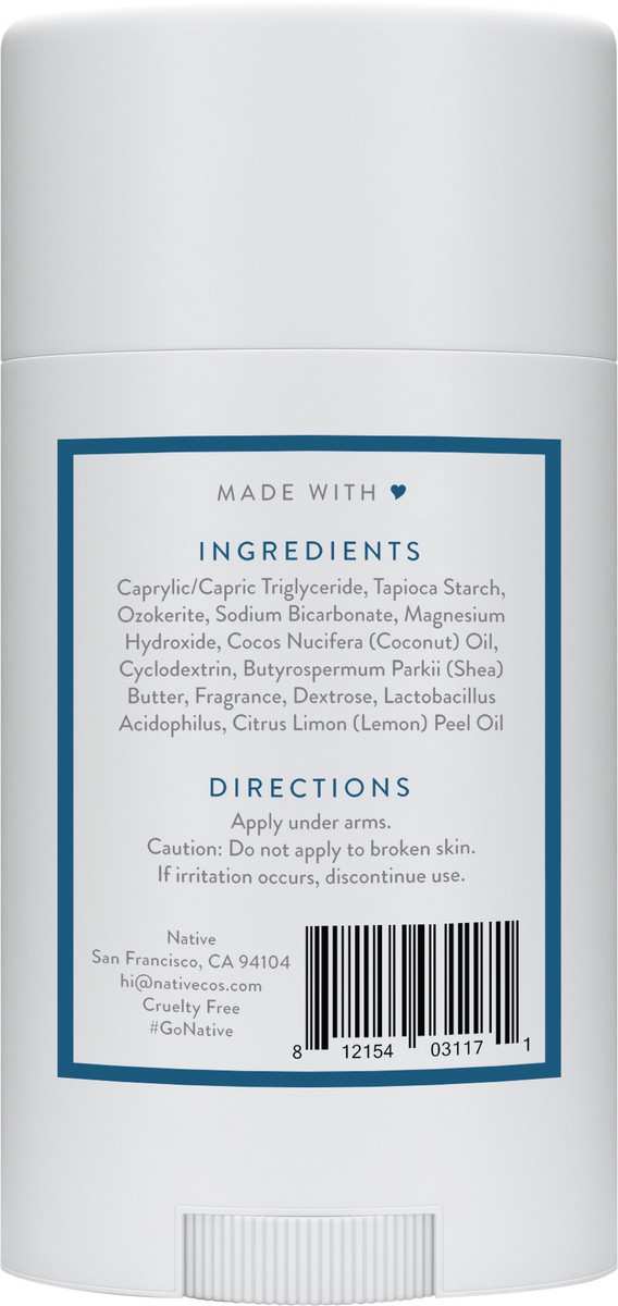 slide 3 of 3, Native Deodorant, Sea Salt & Cedar, Aluminum Free, for Women and Men, 2.65 oz, 2.65 oz