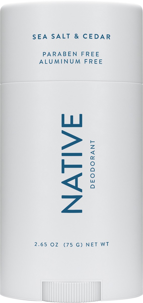 slide 2 of 3, Native Deodorant, Sea Salt & Cedar, Aluminum Free, for Women and Men, 2.65 oz, 2.65 oz