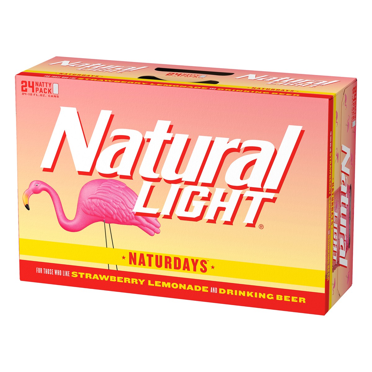 slide 4 of 8, Natural Light Naturdays 24 Natty Pack Beer 24 ea, 24 ct